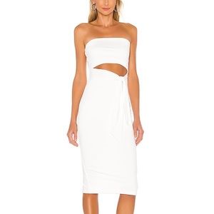 Sheyla Tube Mini Dress superdown size small white